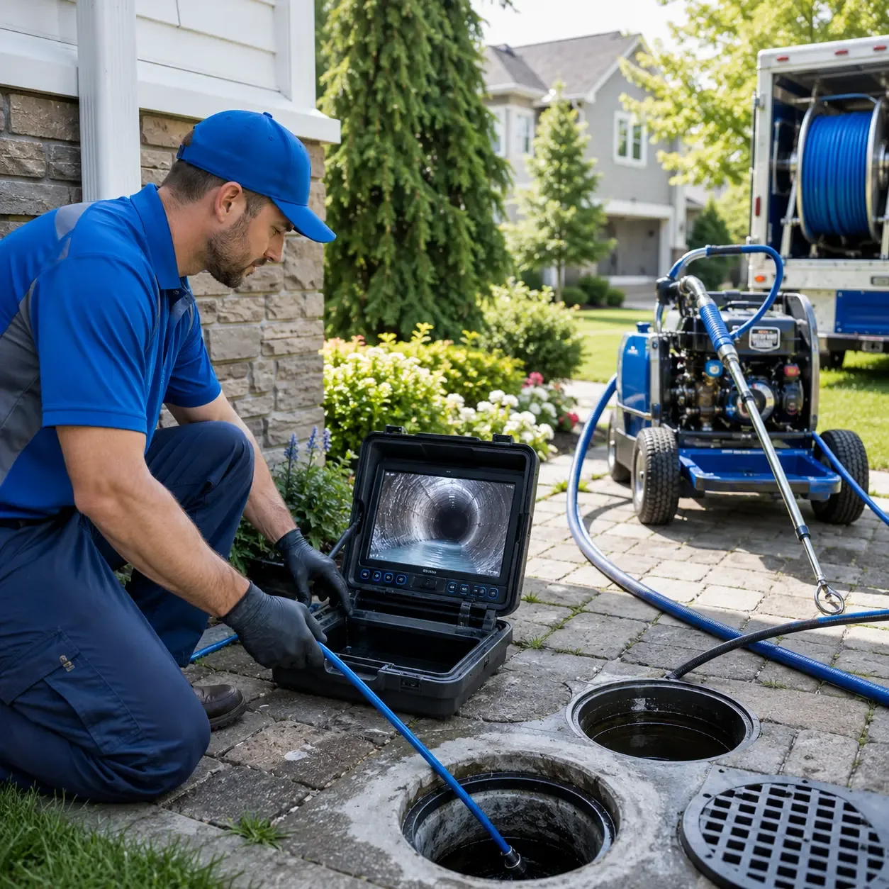 Outdoor drain cleaning professionals serving Marksville, LA
