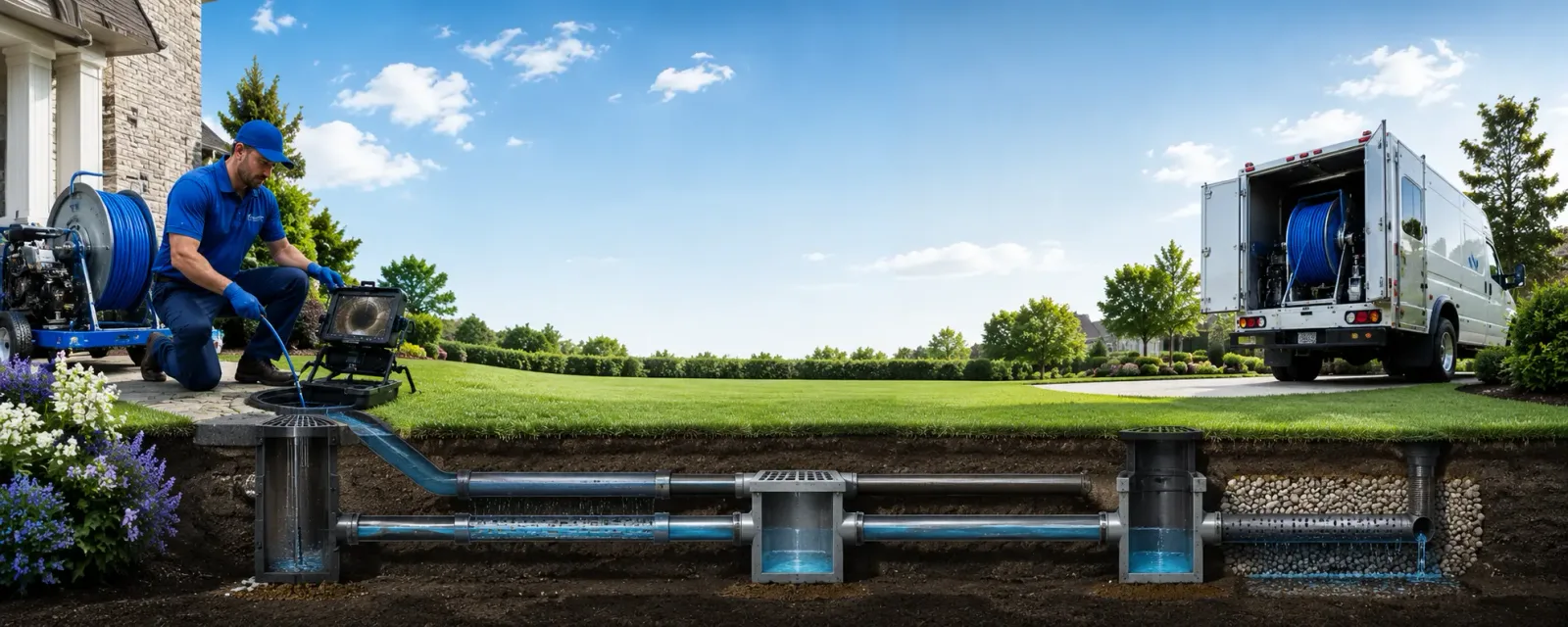 Outdoor drain cleaning information for Marksville, LA